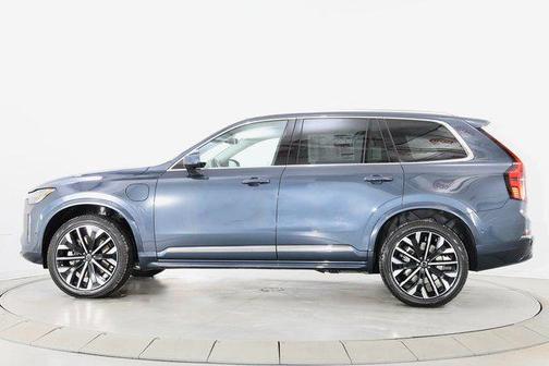 Denim Blue Metallic 2026 Volvo XC90 Plug-In Hybrid Ultra, T8 AWD, Electric/Gasoline, Bright, 7 Seats