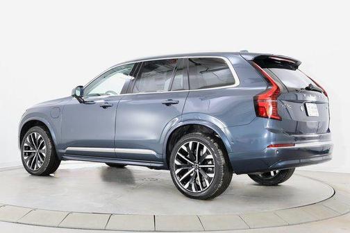 Denim Blue Metallic 2026 Volvo XC90 Plug-In Hybrid Ultra, T8 AWD, Electric/Gasoline, Bright, 7 Seats