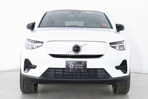 Crystal White Metallic 2023 Volvo C40 Recharge Pure Electric Twin Core