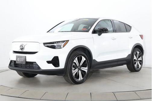 Crystal White Metallic 2023 Volvo C40 Recharge Pure Electric Twin Core