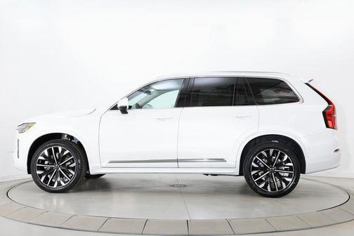 Crystal White Pearl 2026 Volvo XC90 Plus, B6 AWD Gas (mild hybrid), Gasoline, Bright, 6 Seats