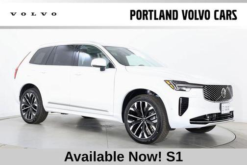 Crystal White Pearl 2026 Volvo XC90 Plus, B6 AWD Gas (mild hybrid), Gasoline, Bright, 6 Seats