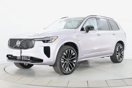Aurora Silver 2026 Volvo XC90 Plug-In Hybrid Ultra Dark Theme, T8 AWD, Electric/Gasoline, 6 Seats