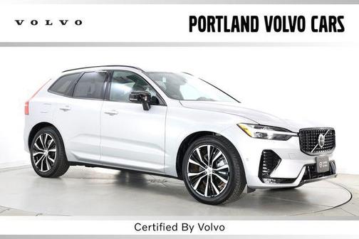 Silver 2024 Volvo XC60 B5 Ultimate Dark Theme