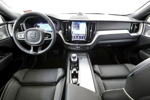 Silver 2024 Volvo XC60 B5 Ultimate Dark Theme