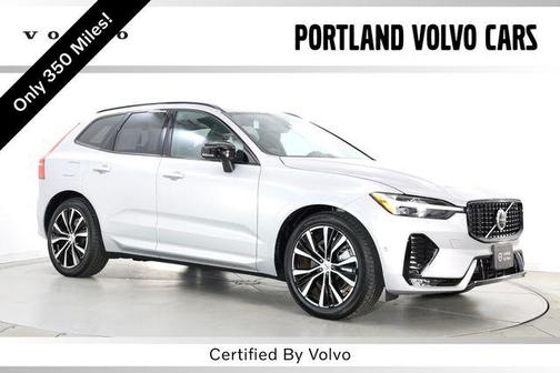 Silver 2024 Volvo XC60 B5 Ultimate Dark Theme
