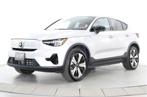 Silver Dawn Metallic 2023 Volvo C40 Recharge Pure Electric Twin Core