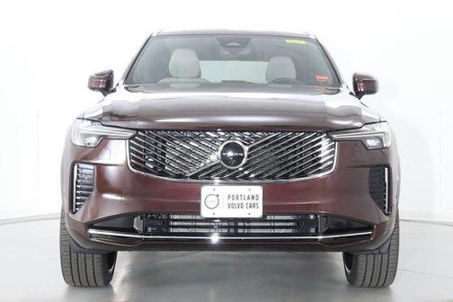 Mulberry Red Metallic 2026 Volvo XC90 Plus, B6 AWD Gas (mild hybrid), Gasoline, Bright, 7 Seats