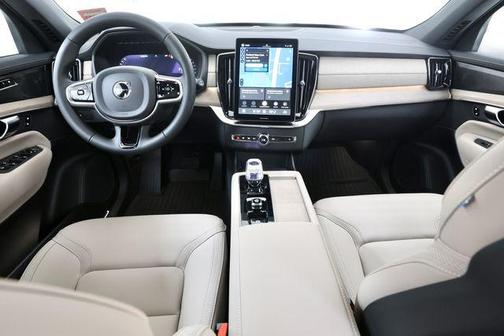 Mulberry Red Metallic 2026 Volvo XC90 Plus, B6 AWD Gas (mild hybrid), Gasoline, Bright, 7 Seats