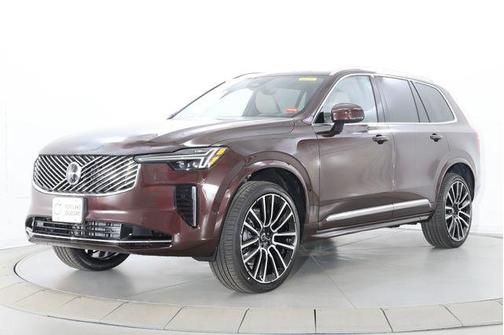 Mulberry Red Metallic 2026 Volvo XC90 Plus, B6 AWD Gas (mild hybrid), Gasoline, Bright, 7 Seats