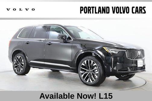 Onyx Black Metallic 2026 Volvo XC90 Ultra, B6 AWD Gas (mild hybrid), Gasoline, Bright, 7 Seats