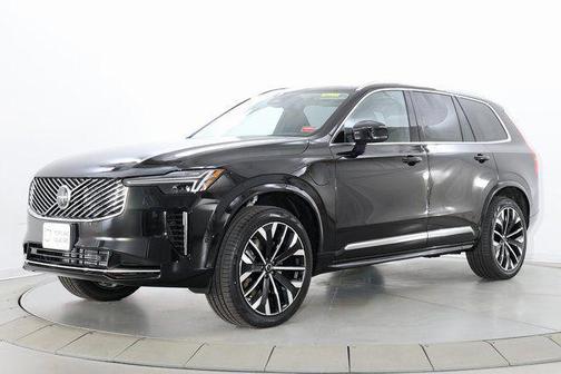 Onyx Black Metallic 2026 Volvo XC90 Plug-In Hybrid Ultra, T8 AWD, Electric/Gasoline, Bright, 7 Seats