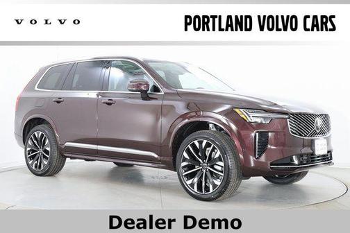 Mulberry Red Metallic 2026 Volvo XC90 Ultra, B6 AWD Gas (mild hybrid), Gasoline, Bright, 7 Seats
