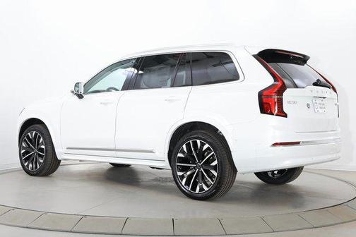 Crystal White Pearl 2026 Volvo XC90 Plus, B6 AWD Gas (mild hybrid), Gasoline, Bright, 6 Seats