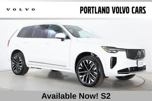 Crystal White Pearl 2026 Volvo XC90 Plus, B6 AWD Gas (mild hybrid), Gasoline, Bright, 6 Seats