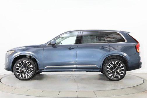 Denim Blue Metallic 2026 Volvo XC90 Plus, B5 AWD Gas (mild hybrid), Gasoline, Bright, 7 Seats