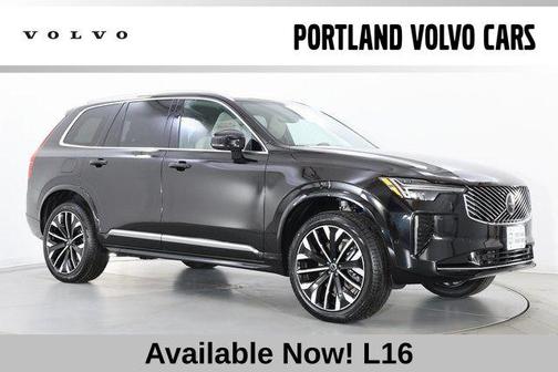 Onyx Black Metallic 2026 Volvo XC90 Plus, B6 AWD Gas (mild hybrid), Gasoline, Bright, 6 Seats
