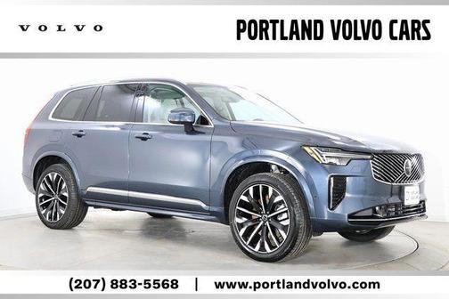 Denim Blue Metallic 2026 Volvo XC90 Plug-In Hybrid Ultra, T8 AWD, Electric/Gasoline, Bright, 7 Seats