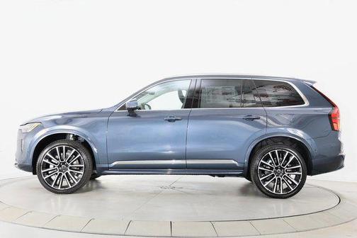 Denim Blue Metallic 2026 Volvo XC90 Plus, B6 AWD Gas (mild hybrid), Gasoline, Bright, 7 Seats