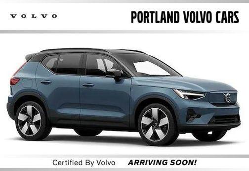 Fjord Blue Metallic 2024 Volvo XC40 Recharge Pure Electric Twin Plus
