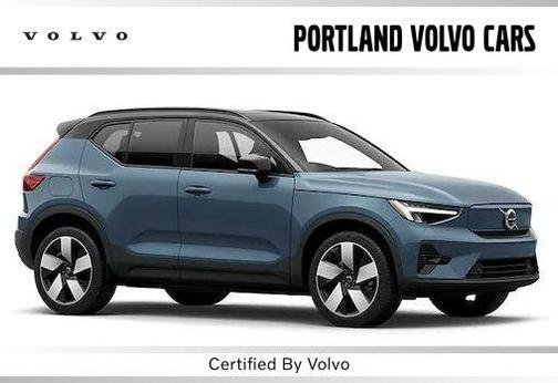 Fjord Blue Metallic 2024 Volvo XC40 Recharge Pure Electric Twin Plus