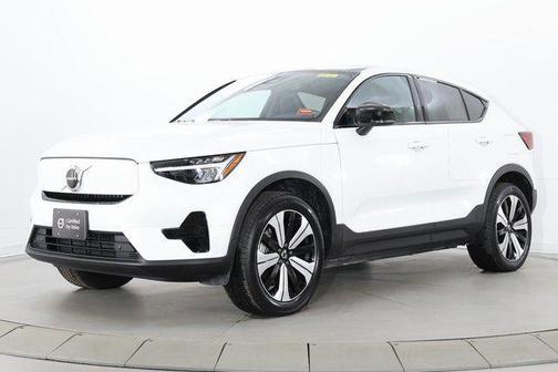 Crystal White Metallic 2023 Volvo C40 Recharge Pure Electric Twin Core