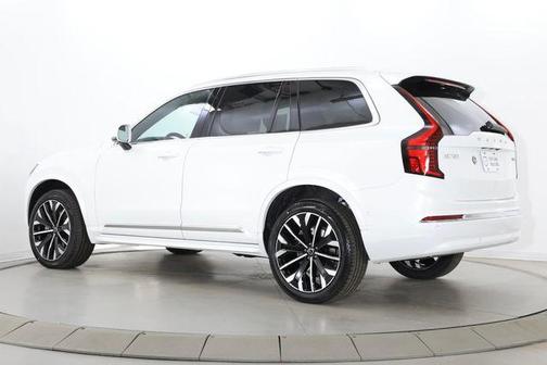 Crystal White Pearl 2026 Volvo XC90 Plus, B5 AWD Gas (mild hybrid), Gasoline, Bright, 7 Seats