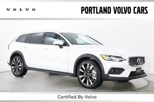 Crystal White 2025 Volvo V60 Cross Country Plus, B5 AWD Gas (mild hybrid)