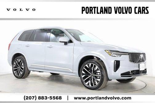 Vapour Grey Metallic 2026 Volvo XC90 Plus, B6 AWD Gas (mild hybrid), Gasoline, Bright, 7 Seats