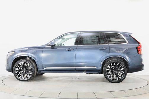 Denim Blue Metallic 2026 Volvo XC90 Ultra, B6 AWD Gas (mild hybrid), Gasoline, Bright, 7 Seats