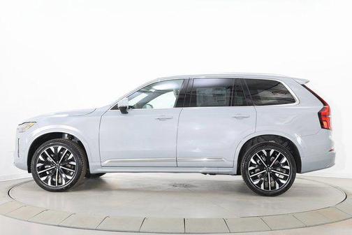 Vapour Grey Metallic 2026 Volvo XC90 Plus, B6 AWD Gas (mild hybrid), Gasoline, Bright, 7 Seats
