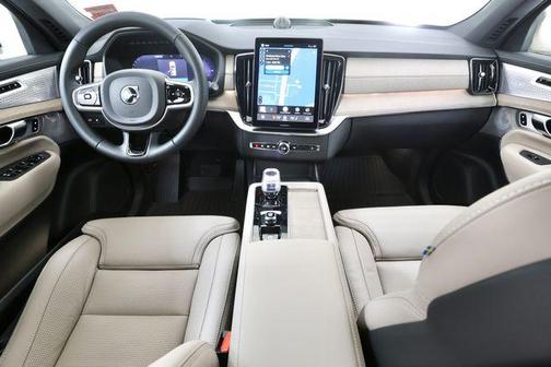 Crystal White Pearl 2026 Volvo XC90 Plug-In Hybrid Ultra Dark Theme, T8 AWD, Electric/Gasoline, 6 Seats