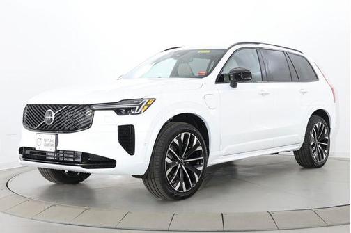 Crystal White Pearl 2026 Volvo XC90 Plug-In Hybrid Ultra Dark Theme, T8 AWD, Electric/Gasoline, 6 Seats