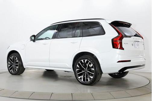 Crystal White Pearl 2026 Volvo XC90 Plug-In Hybrid Ultra Dark Theme, T8 AWD, Electric/Gasoline, 6 Seats