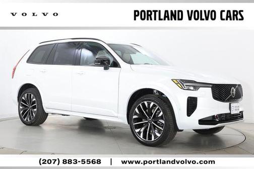 Crystal White Pearl 2026 Volvo XC90 Plug-In Hybrid Ultra Dark Theme, T8 AWD, Electric/Gasoline, 6 Seats