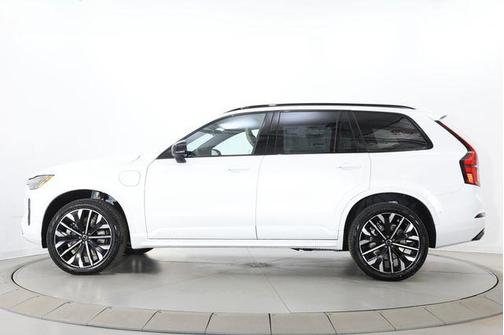 Crystal White Pearl 2026 Volvo XC90 Plug-In Hybrid Ultra Dark Theme, T8 AWD, Electric/Gasoline, 6 Seats