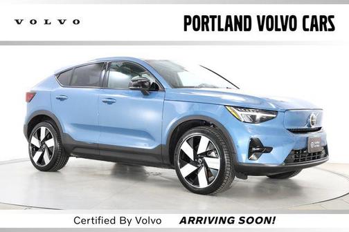 Fjord Blue Metallic 2024 Volvo C40 Recharge Pure Electric Twin Plus