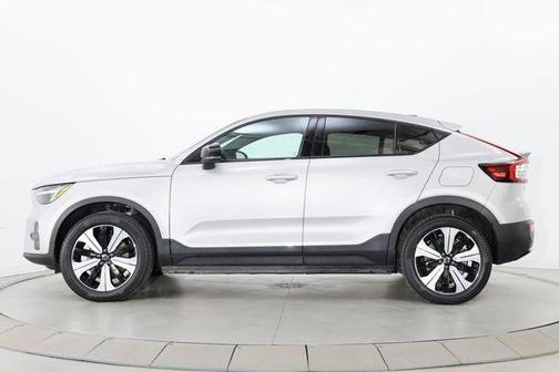 Silver Dawn Metallic 2023 Volvo C40 Recharge Pure Electric Twin Core