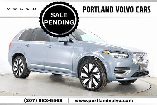 Thunder Grey Metallic 2023 Volvo XC90 Recharge Plug-In Hybrid T8 Plus Bright Theme 7-Seater