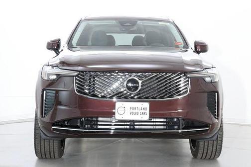 Mulberry Red Metallic 2026 Volvo XC90 Plug-In Hybrid Plus, T8 AWD, Electric/Gasoline, Bright, 7 Seats
