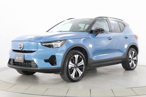 Fjord Blue Metallic 2023 Volvo XC40 Recharge Pure Electric Twin Core