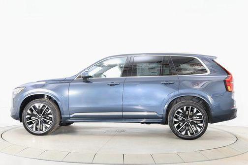 Denim Blue Metallic 2026 Volvo XC90 Plus, B6 AWD Gas (mild hybrid), Gasoline, Bright, 7 Seats