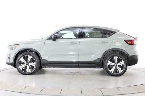 Sage Green 2023 Volvo C40 Recharge Pure Electric Twin Plus