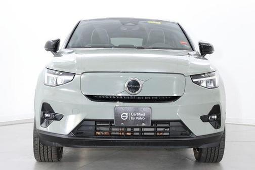 Sage Green 2023 Volvo C40 Recharge Pure Electric Twin Plus