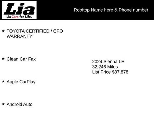 2024 Toyota Sienna LE