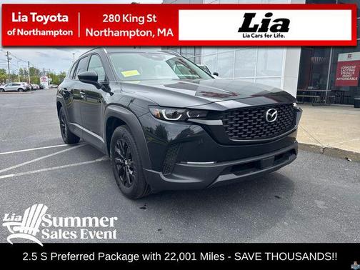 Jet Black Mica 2025 Mazda CX-50 2.5 S Preferred Package