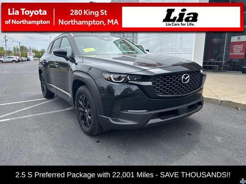Jet Black Mica 2025 Mazda CX-50 2.5 S Preferred Package