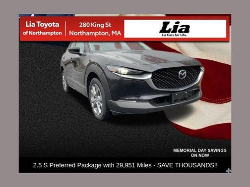 Jet Black Mica 2025 Mazda CX-30 2.5 S Preferred Package