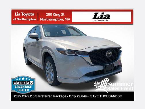 Platinum Quartz Metallic 2025 Mazda CX-5 2.5 S Preferred Package