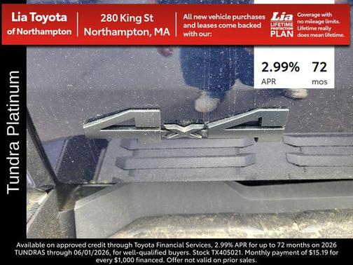 Blueprint 2026 Toyota Tundra Platinum